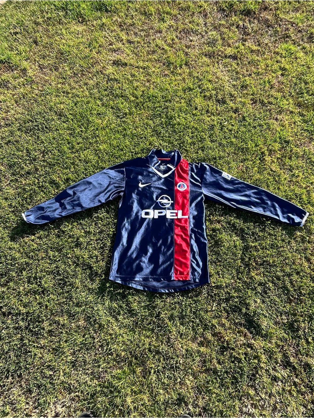 01/02 Long Sleeve Paris Saint-Germain Home Jersey (XL)